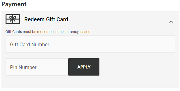 How To Redeem  Gift Card? Use an  Gift Card for Purchases