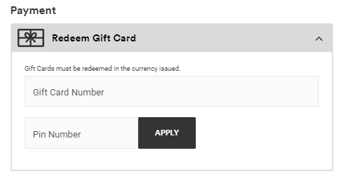 giftcard balance